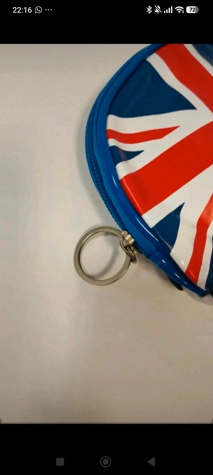 Portemonnee / make-uptasje Union Jack Blauw, rood en wit – 14 × 12 cm – photo 4